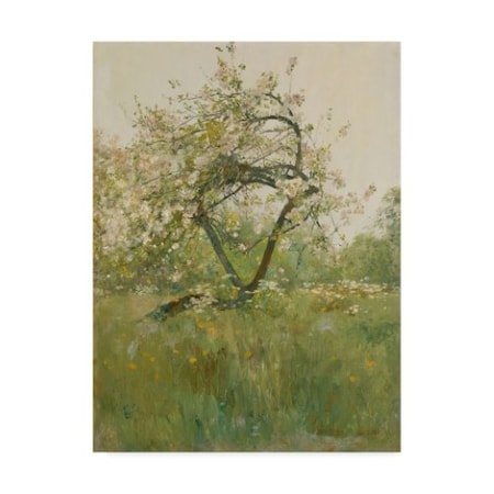 Childe Hassam 'Peach Blossoms Villiers-le-Bel 1887-89 ' Canvas Art,18x24